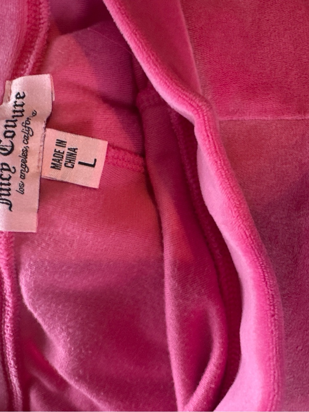Juicy Couture Hot Pink Velour pants